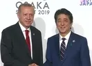 Başkan Erdoğan Japonya Başbakanı Abe ile görüştü