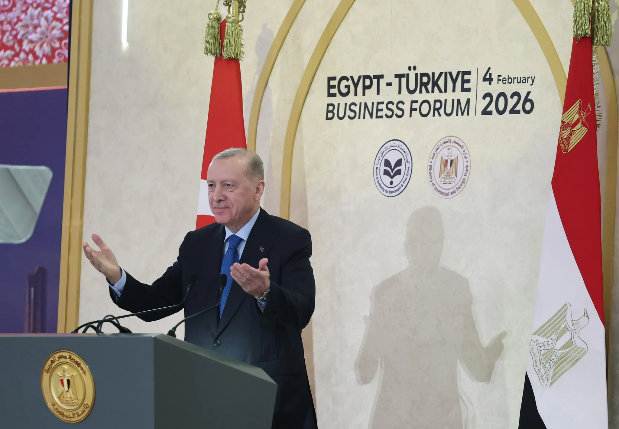 Başkan Erdoğan açıkladı! Kahire ile ticaret hedefi 15 milyar dolar |