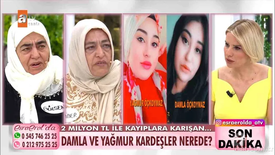 1 Milyon TL ile kayıplara mı karıştılar? Esra Erol Yağmur ve Damla kardeşleri buldu | O sözler üzerine stüdyodakiler şoke oldu 3