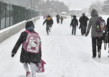 Ordu ve Giresun'da eğitime kar engeli