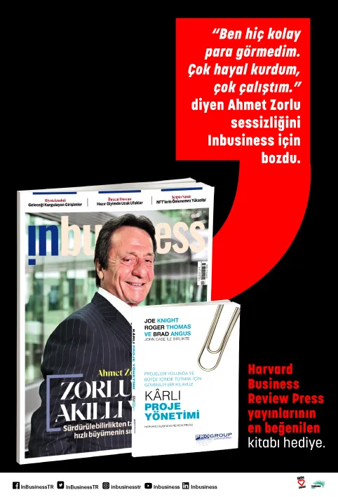 Inbusiness’ın Nisan sayısında kitap hediyesi sürprizi