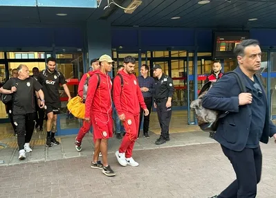 Galatasaray kafilesi, Trabzon’da!