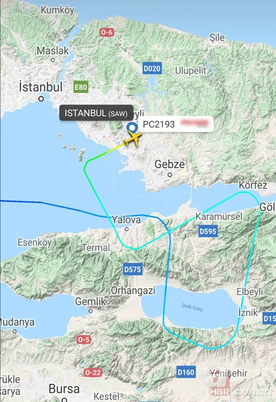 Pistten çıkan Pegasus uçağının radar görüntüleri ortaya çıktı 2