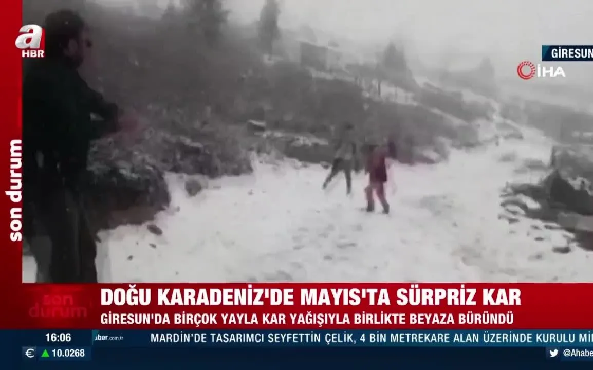 karadeniz de kis geri dondu mayis ayinda kar surprizi video ahaber video izle