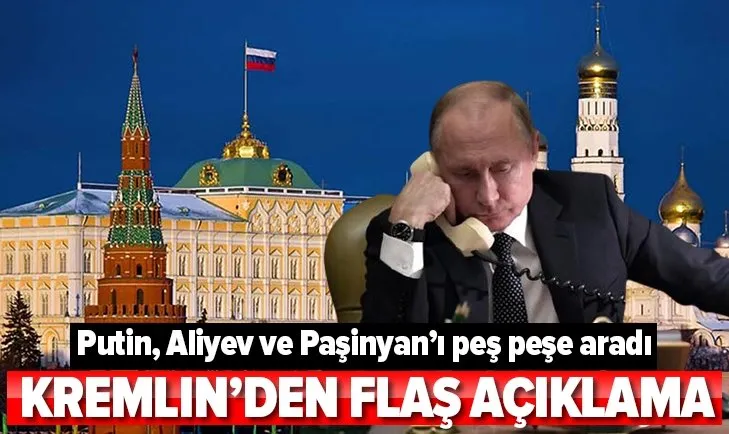 Putin, Aliyev ve Paşinyan ile görüştü