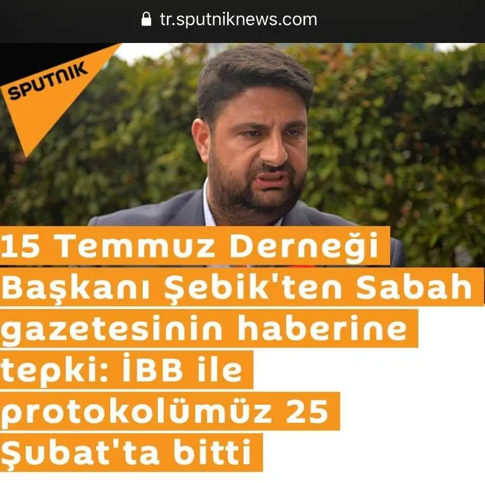 15 Temmuz Derneği Başkanı Tarık Şebik’ten İYİ Parti İBB Grup Başkanvekili İbrahim Özkan’a sert tepki