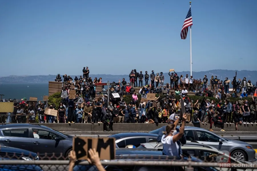 Madonna koltuk değnekleriyle George Floyd protestosuna katıldı 21