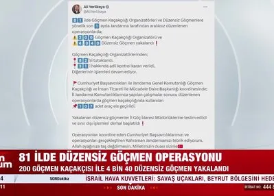 81 ilde göçmen operasyonu