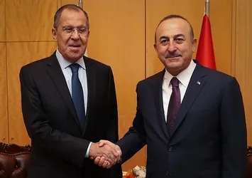 Bakan Çavuşoğlu, Sergey Lavrov ile görüştü