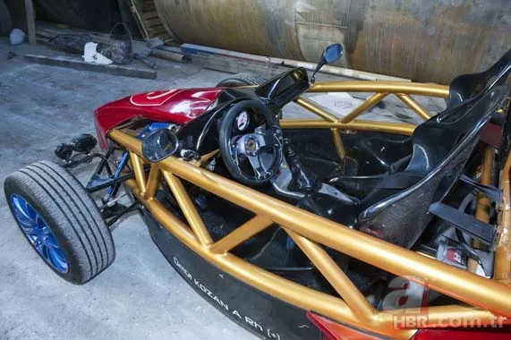 Hayalindeki yarış otomobilini 35 bin liraya yaptı 8