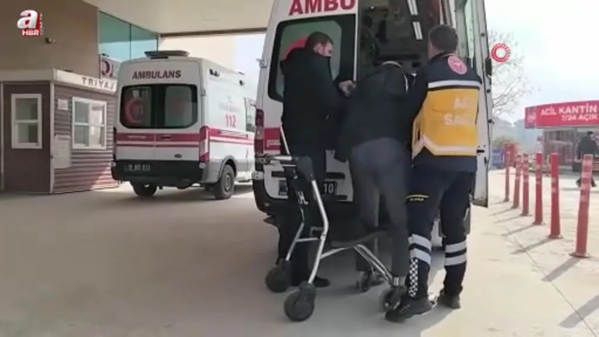 Bursa'da boya tüpü patladı yaşlı adam gözünden yaralandı