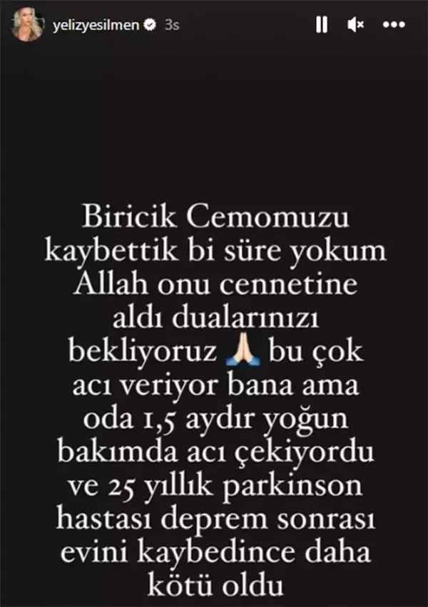 Yeliz Yeşilmen’in baba acısı! Bu çok acı veriyor