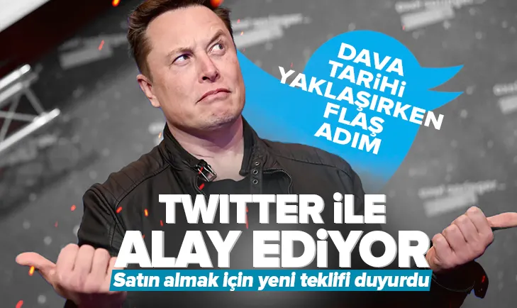 Elon Musk’tan Twitter’ı almak için yeni teklif