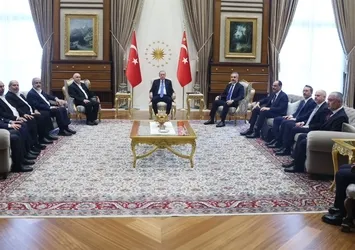Külliye'de kritik kabul! Başkan Erdoğan Hamas heyetini kabul etti | "Teşekkür" ziyareti