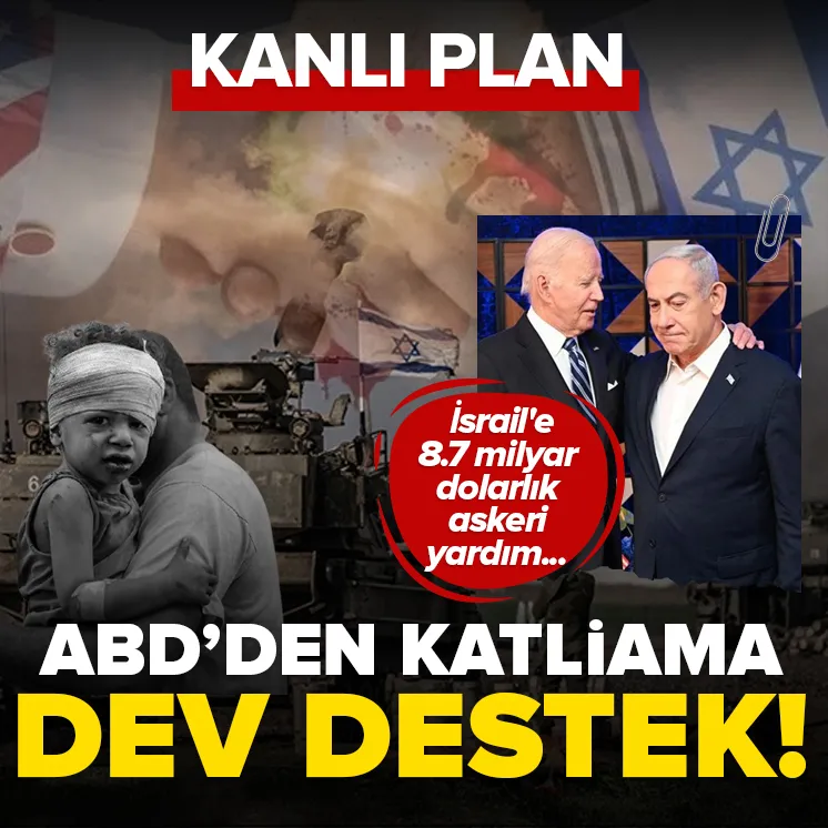 ABDden İsraile milyar dolarlık askeri yardım!