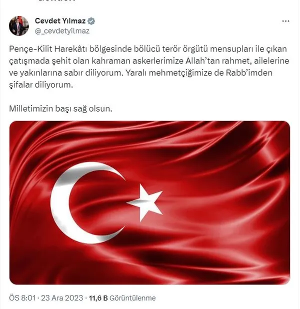 pence-kilitten-aci-haber-msb-duyurdu-6-kahraman-asker-sehit-13-terorist-etkisiz-hale-getirildi-1703352243887.jpeg Mehmetçik şehitlerimizin intikamını alıyor! Bakan Yaşar Güler duyurdu: 30 terörist etkisiz hale getirildi - 7