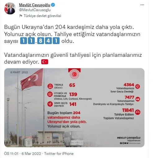 disisleri-bakani-mevlut-cavusoglundan-aciklama-11841-turk-vatandasi-ukraynadan-tahliye-edildi-1646600750940.jpg Dışişleri Bakanı Mevlüt Çavuşoğlu'ndan açıklama: 11.841 Türk vatandaşı Ukrayna'dan tahliye edildi - 1