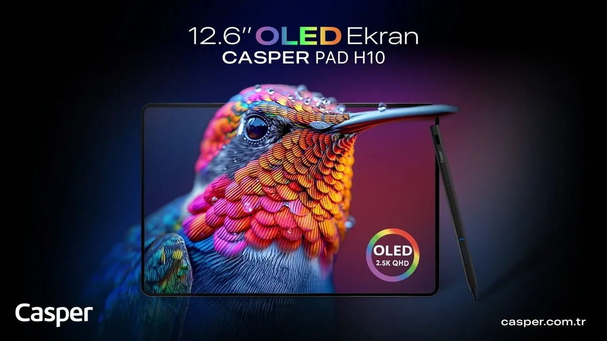 Türkiye tablet pazarı büyüyor! Casper, Casper PAD ile üretkenliği öne çıkarıyor