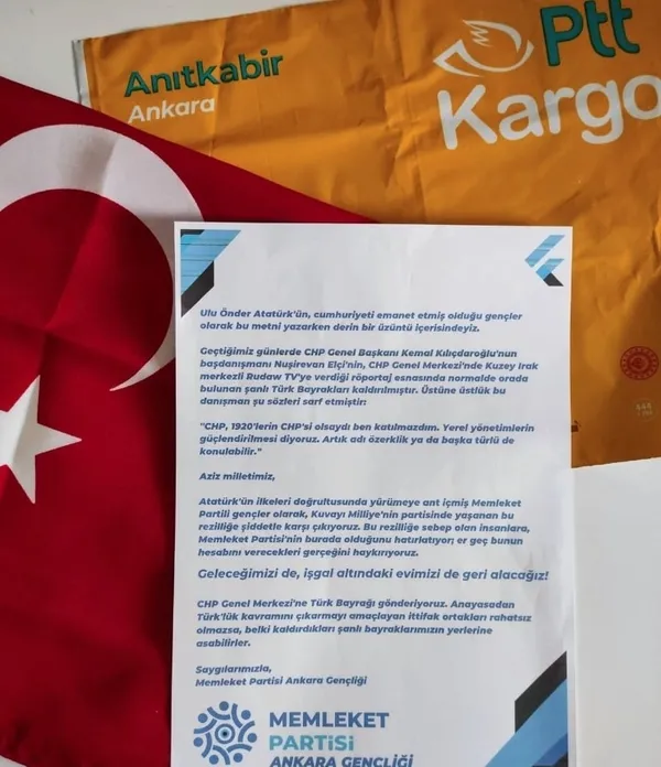 Memleket Partisi’nden CHP’ye manidar kargo: İşgal altındaki evimizi geri alacağız
