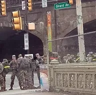 ABD Ordusu New Yorkta sokağa indi! Koronavirüs alarmı