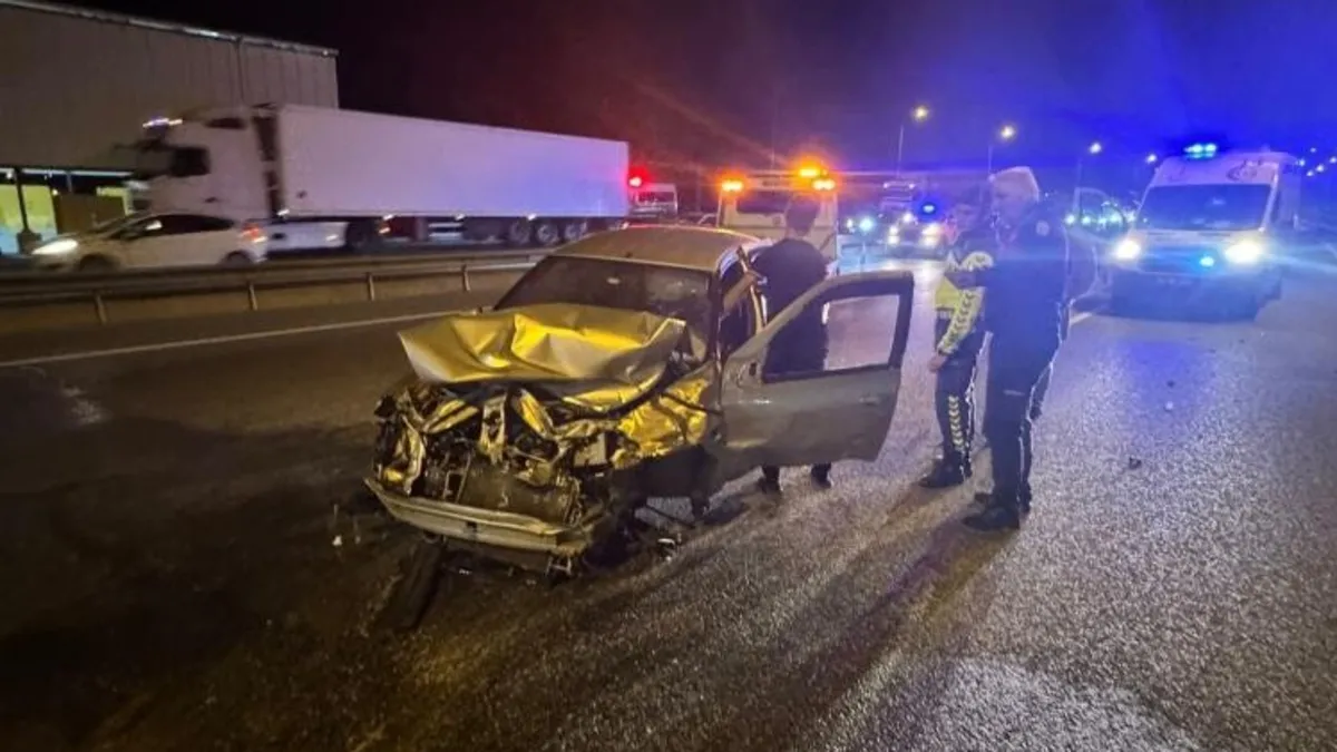 Osmaniye’de otomobil takla attı: 1 yaralı