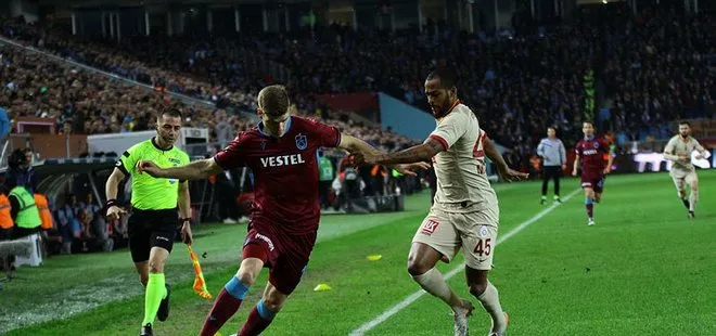 Trabzonspor ve Galatasaray 1-1 berabere kaldı