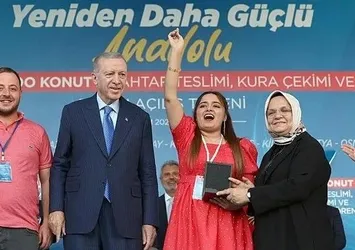 Depremzede çiftten Başkan Erdoğan'a söz
