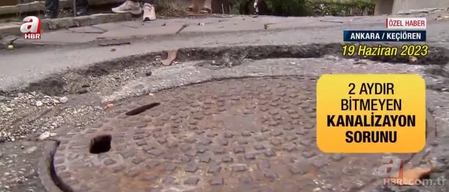 ABB’nin umursamadığı kanalizasyon sorunu A Haber devreye girince çözüldü 5