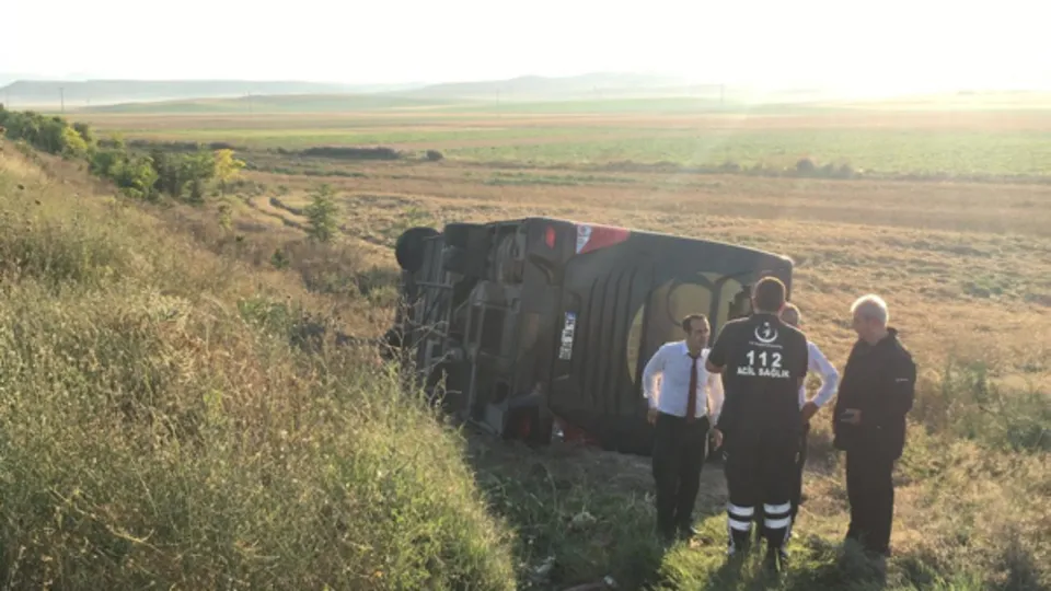 Eskişehir Sivrihisar'da feci kaza! 13 yaralı
