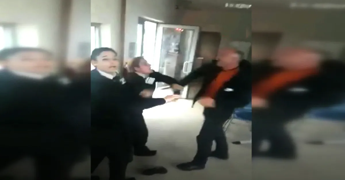Samsun'da güvenlik müdürü, kapıyı açmayan 2 kadın görevliye böyle saldırdı