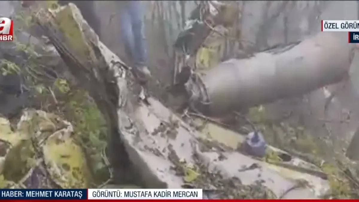 İran Cumhurbaşkanı Reisi düşen helikopterde hayatını kaybetti! A Haber helikopterin enkazına ulaştı