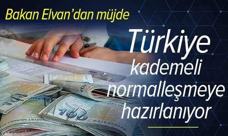 Hazine ve Maliye Bakanı Lütfi Elvan'dan normalleşme müjdesi
