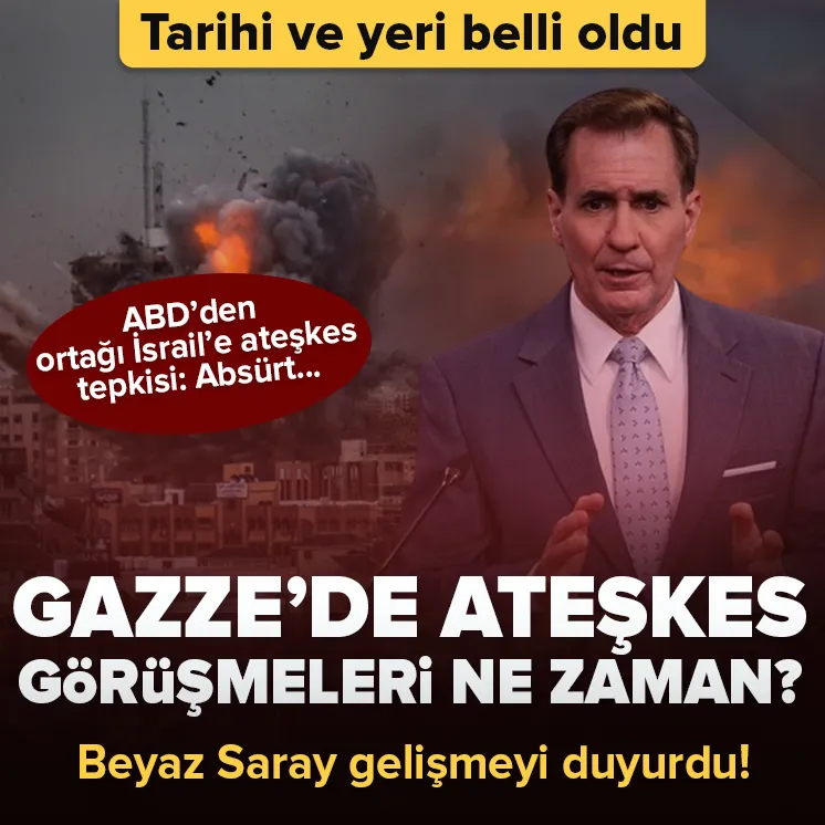Gazze’de ateşkes görüşmesi! Tarih netleşti