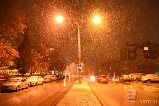 Kar yağışı yurda giriş yaptı! Edirne'de kar yağışı başladı... 13