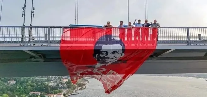 15 Temmuz Şehitler Köprüsü’nde İmamoğlu pankartlı provokasyon! Başsavcılıktan jet soruşturma