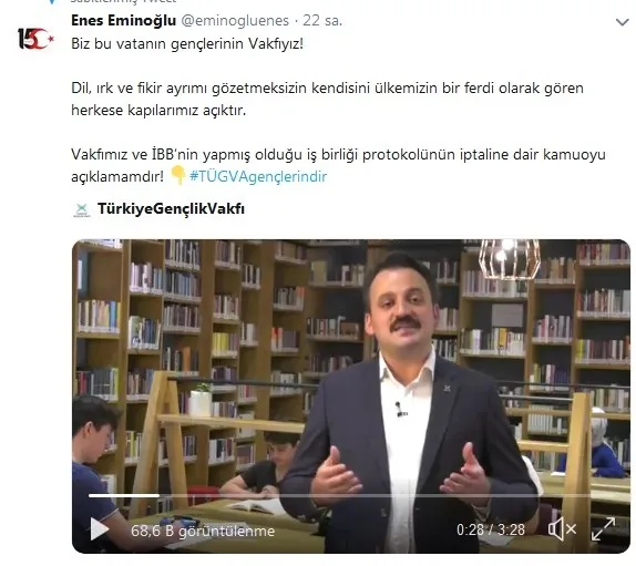 TÜGVA'dan sert tepki: Vakfımız İBB'den 1 kuruş nakdi yardım almamıştır - 1