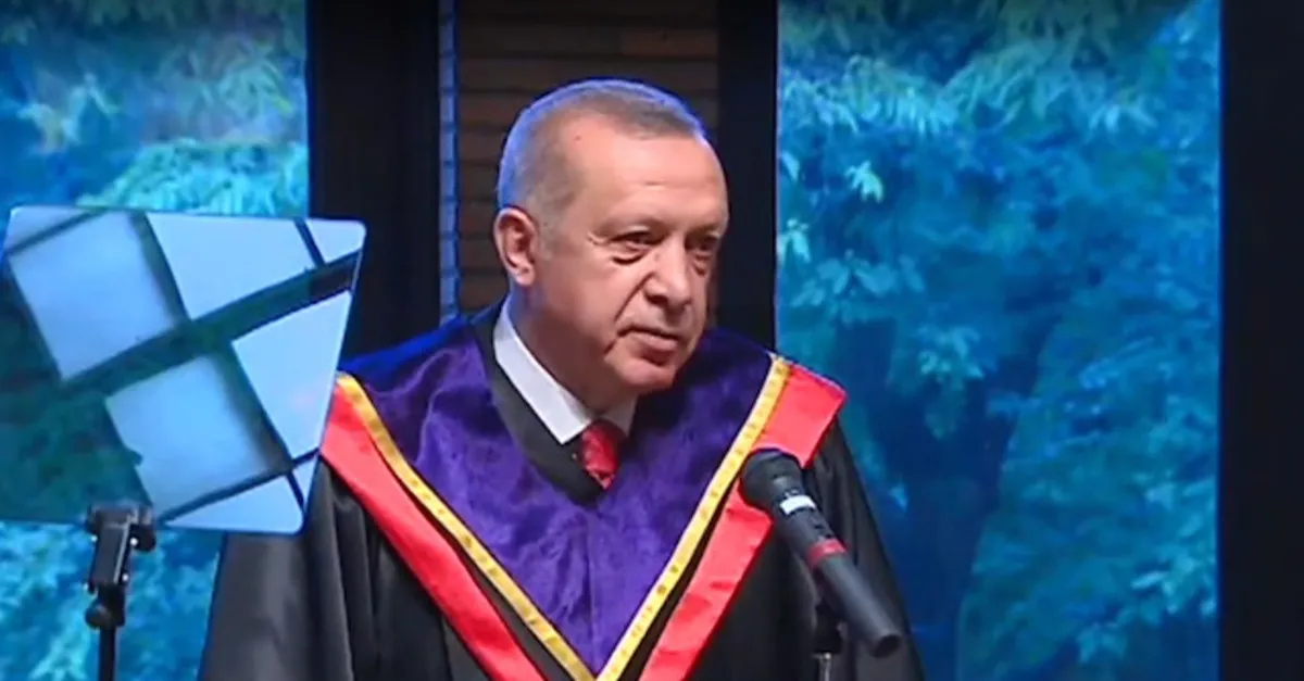 Başkan Erdoğan'a Japonya'da fahri doktora verildi