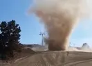 Hortum paniği kamerada