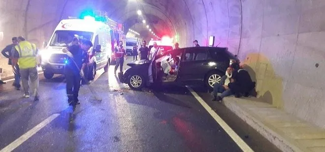 Çanakkale Troya Tüneli’nde korkunç kaza: 1 ölü, 4 ağır yaralı