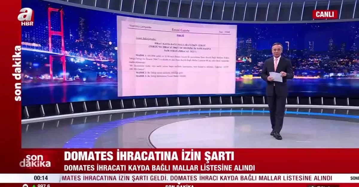 Domates ihracatına izin şartı geldi