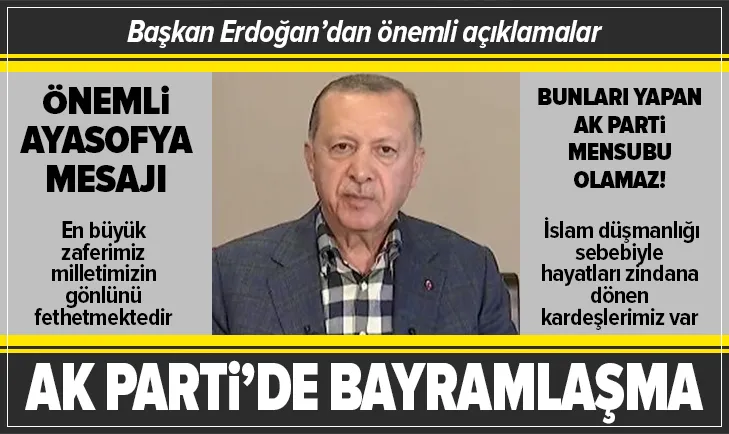 Başkan Erdoğan'dan önemli açıklamalar