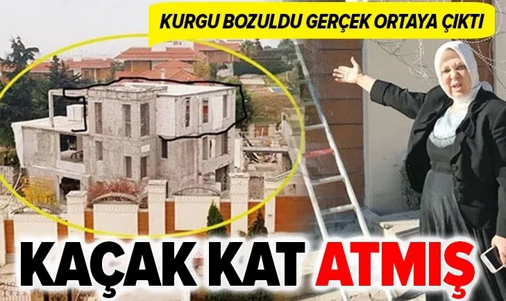 Gerçek ortaya çıktı! Ahsen Unakıtan Çatıyı onarıyorum diye kaçak kat çıkmış