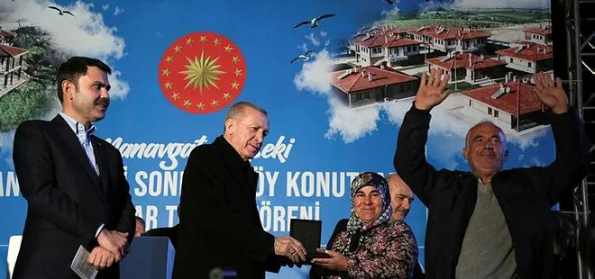 Başkan Recep Tayyip Erdoğan’dan Manavgat’ta müjde