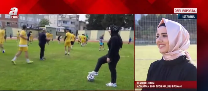 Şampiyon olan ilk kadın başkan Cevher Erdem A Haber’de: Adıyaman taraftarına armağan olsun - 3