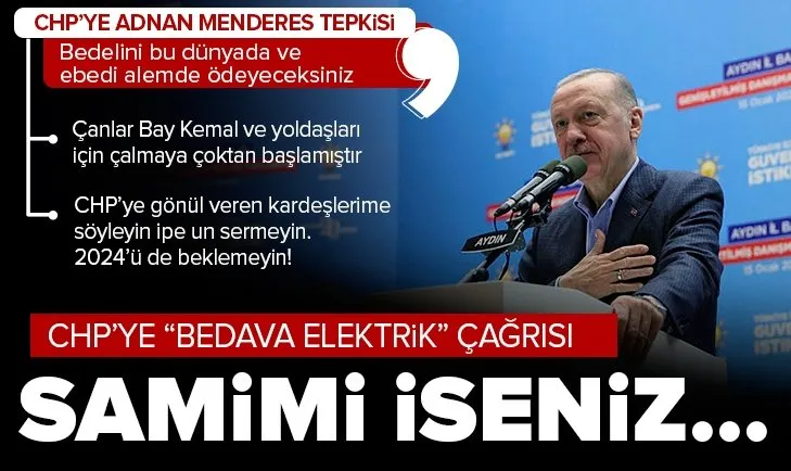 Başkan Erdoğan: Çanlar Bay Kemal ve yoldaşları için çalmaya çoktan başlamıştır