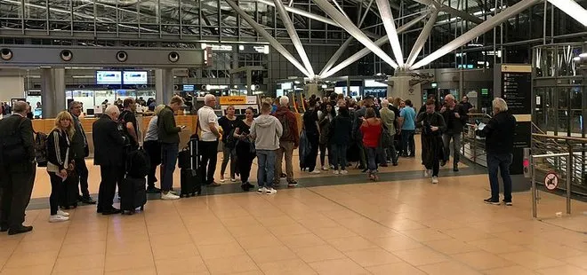 Almanya Hamburg Havalimanı’nda güvenlik alarmı