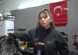 Sanayinin tek kız çırağı