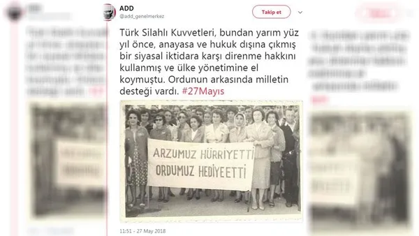 Atatürkçü Düşünce Derneği'ne 27 Mayıs soruşturması - 1