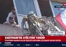 Kağıthanede atölyede yangın