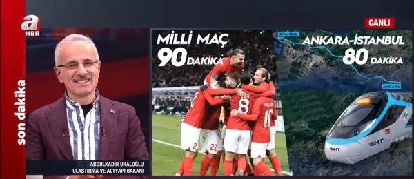 Ulaştırma ve Altyapı Bakanı Abdulkadir Uraloğlu A Haber’de soruları yanıtladı